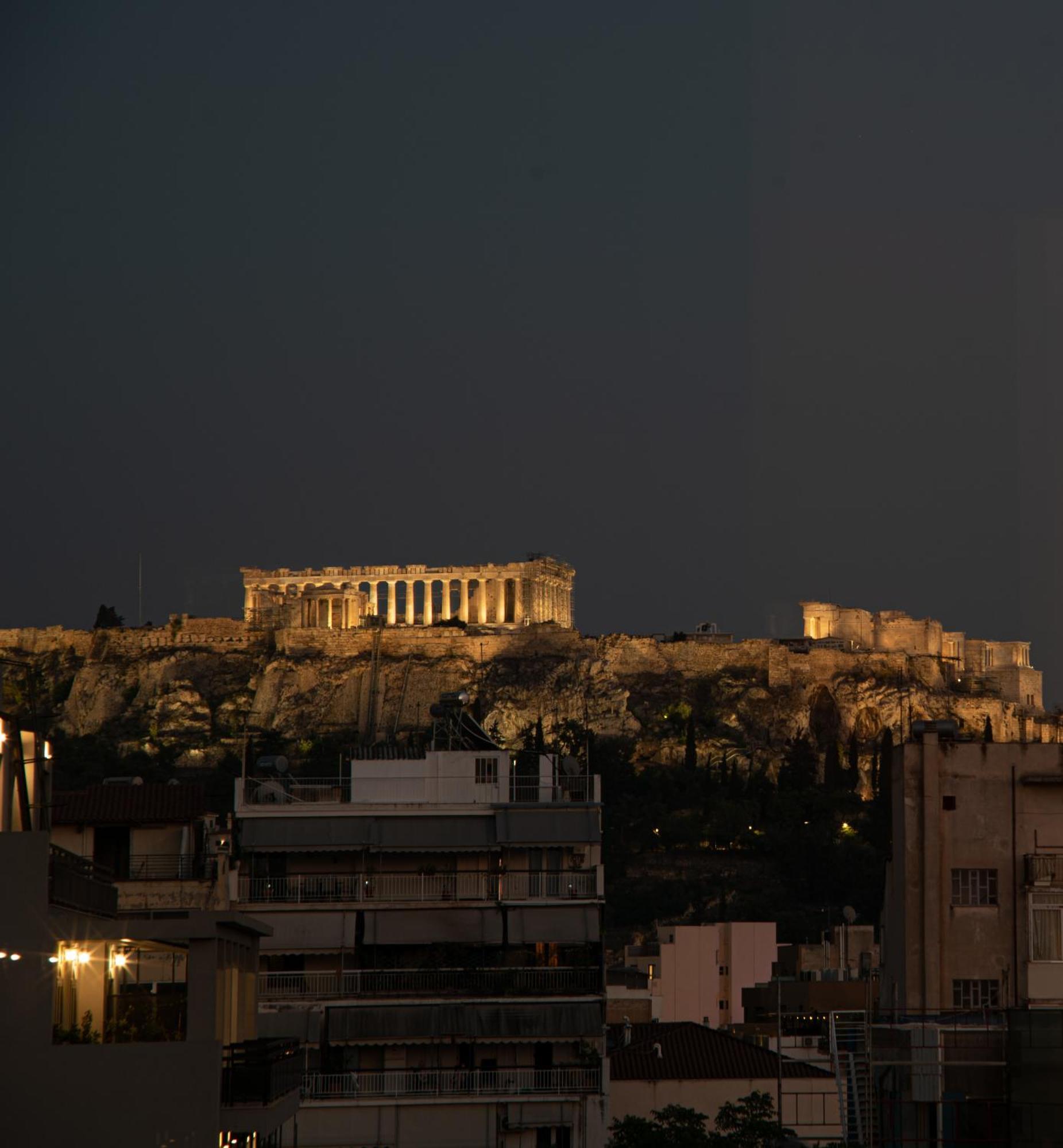 Stunning Acropolis View - 500M Metro - At Historical Center Apartment Atena Exterior foto