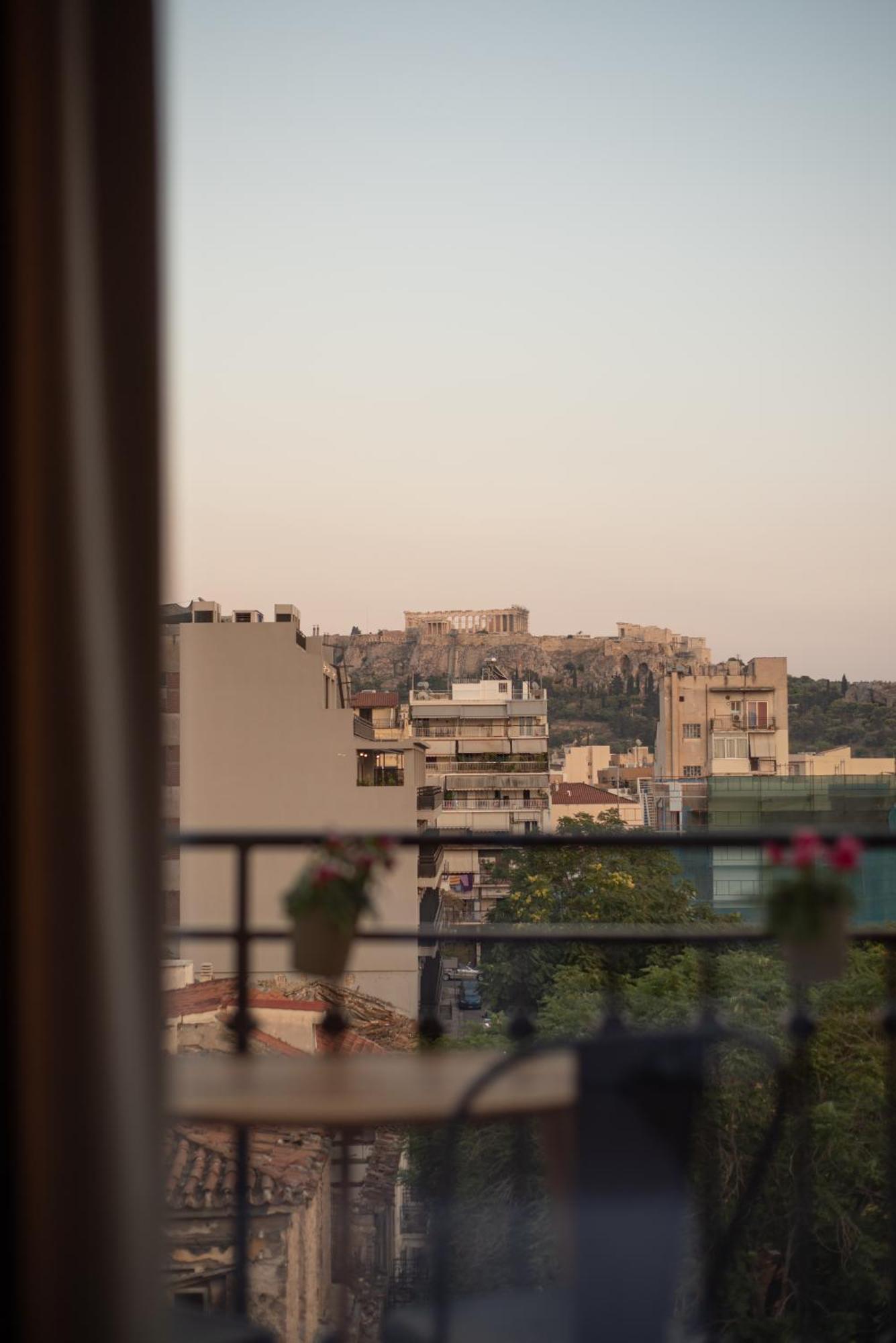 Stunning Acropolis View - 500M Metro - At Historical Center Apartment Atena Exterior foto